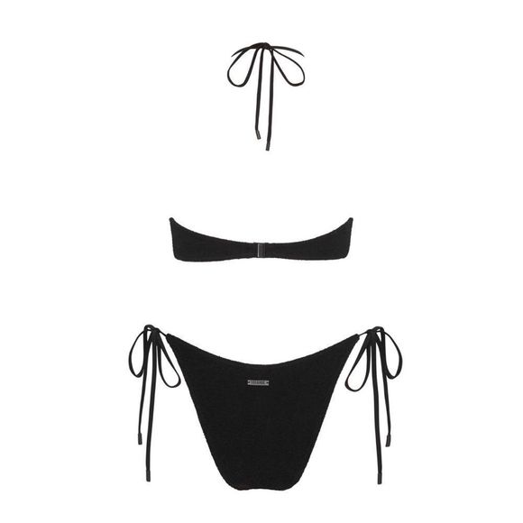 TRIANGL ASTER - RAVEN TERRY BLACK NO BAG NEW WITH TAGS - Picture 6 of 8